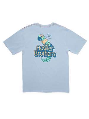 Howler Brothers Chatty Bird T-Shirt in Dusty Blue