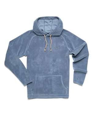 Howler Brothers Terry Cloth Hoodie in Blue Mirage.