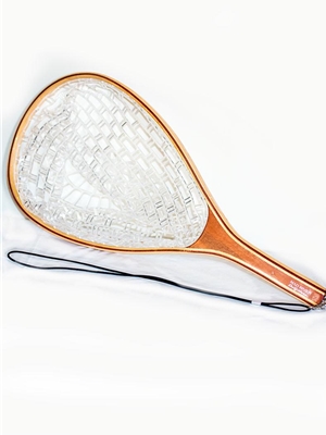 landing net with clear rubberized net bag Fly Fishing for Beginners at Mad River Outfitters