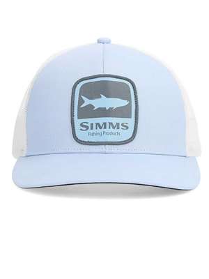 Simms Double Haul Icon Trucker Hat- tarpon/steel blue