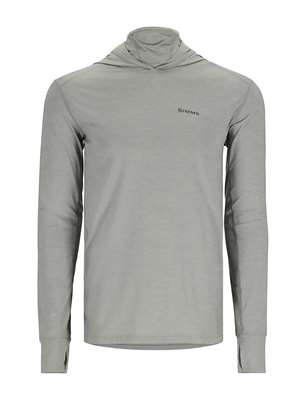 Simms Solarflex Guide Cooling Hoody- cinder Men's Fly Fishing Shirts at Mad River Outfitters