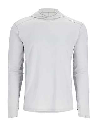 Simms Solarflex Hoody sterling Men's Fly Fishing Shirts at Mad River Outfitters