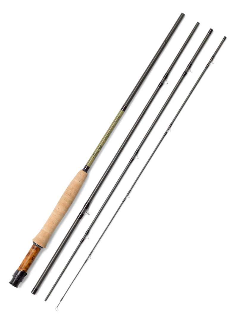 6wt Orvis Superfine Glass as Bass (or large Trout) rod