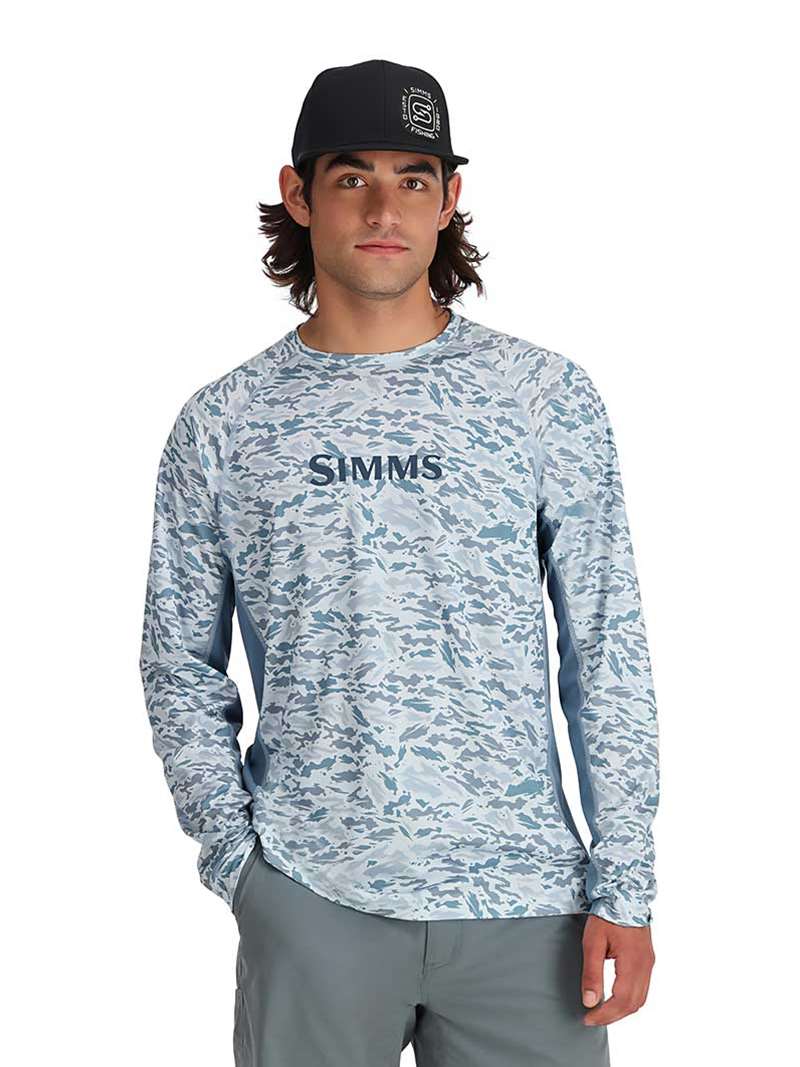 Simms Men's Guide Long Sleeve Fishing Shirt - Neptune - M - Neptune M