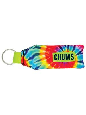 Chums Floating Neo Keychain in Rainbow Tie-Dye. Men's Gifts and Misc