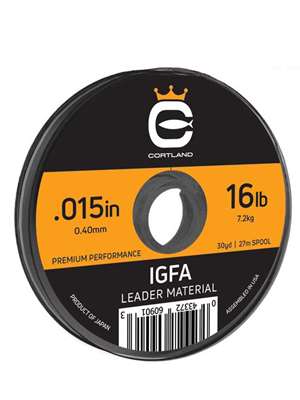 Cortland IGFA Tippet Material Saltwater fly fishing tippet materials