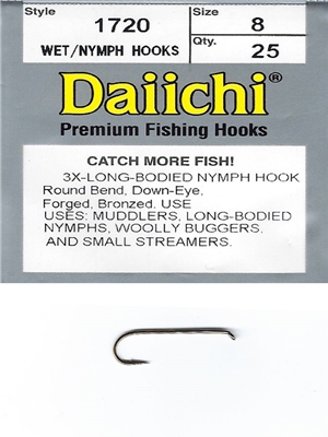 Daiichi 1280 2X-Long Dry Fly Hook--25 pack — Big Y Fly Co