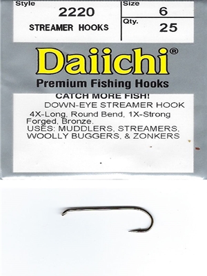 Daiichi 1750 Streamer Fly Tying Hooks (#08 (1750-08-25)) : :  Sports, Fitness & Outdoors