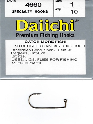 Daiichi 4660- 90 degree Jig Hook