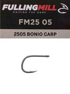 Fulling Mill Bonio Carp Hook Barbed available here at Mad River Outfitters! Fulling Mill