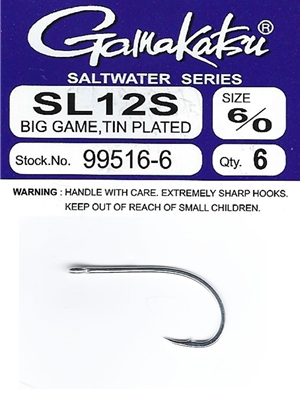 GAMAKATSU Fishing Hooks - SL12S Saltwater Fly Big Game