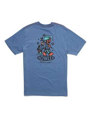 Howler Brothers Travelin' Light Blended T-Shirt in Mirage Blue