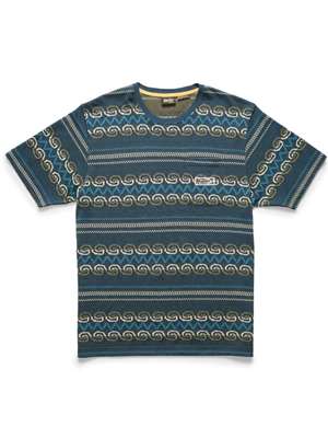 Howler Brothers Jacquard T in petrol. Men's Fly Fishing Shirts at Mad River Outfitters