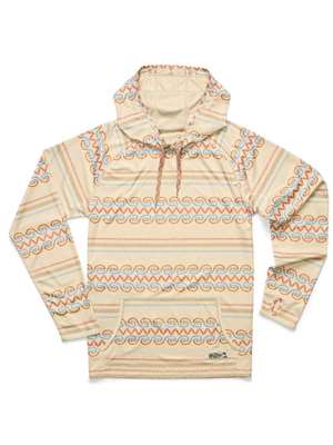 Howler Brothers Loggerhead Hoodie in Zicatela: Off White Fly Fishing Hoodies