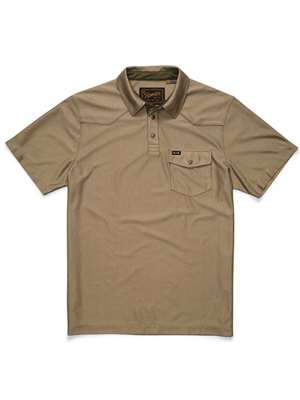 Howler Brothers Ranchero Tech Polo in Faded Olive. Men's Fly Fishing Shirts at Mad River Outfitters