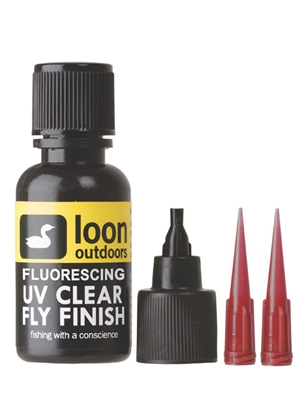 Loon UV Clear Fly Fly Finish Fluorescing Cement, Glue, UV Resin and Wax