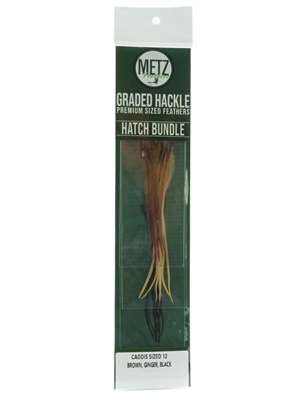 Metz Hackle Hatch Bundle - Caddis Hackle and Dry Flies