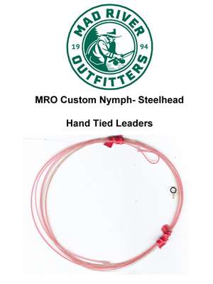Mad River Outfitters Custom Nymph Leaders- Steelhead Specialty Fly Fishing Leaders - Furled, Wire Etc.