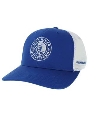 Mad River Outfitters Mid-Pro Snapback Hat- royal blue Mad River Outfitters Logo Hats