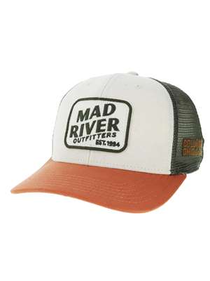 Mad River Outfitters Mid-Pro Snapback Hat- stone/bronze/light olive