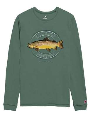 Mad River Outfitters- Waffle Long Sleeve Crew Neck- Spruce Mad River Outfitters Merchandise