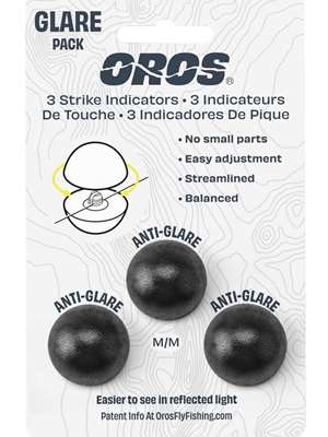 Oros Strike Indicators- Medium Black Strike indicators at Mad River Outfitters