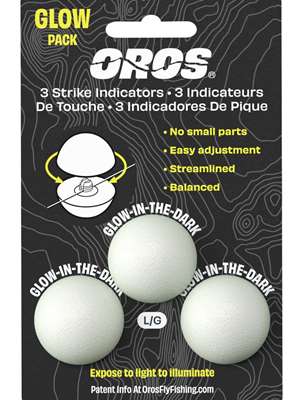 Oros Strike Indicators- Large glow Strike indicators at Mad River Outfitters