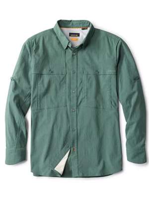 Orvis Open Air Caster Shirt- peacock/aloe Men's Fly Fishing Shirts at Mad River Outfitters