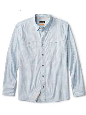 Orvis River Guide 2.0 Long Sleeved Shirt- blue mist Men's Fly Fishing Shirts at Mad River Outfitters