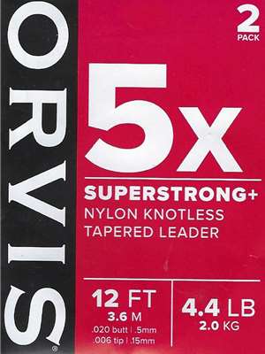 orvis superstrong plus 12' leaders Nymph Leaders