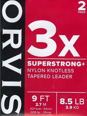 orvis superstrong plus 9' leaders Nymph Leaders