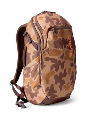 Orvis Trekker LT Adventure Backpack- camo Orvis fly fishing vests, slings and packs at Mad River Outfitters