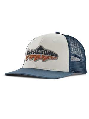 Patagonia Take a Stand Trucker Hat in Wild Waterline: Utility Blue