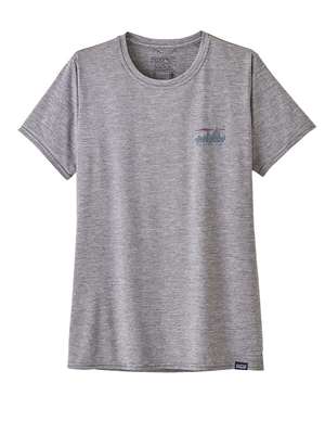 Patagonia Women's Capilene Cool Daily Shirt in Feather Grey mad river outfitters Women's Shirts/Tops