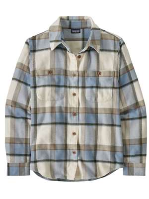 Patagonia Women's Fjord Flannel Shirt in Natural Shop great fly fishing gifts for women at Mad River Outfitters