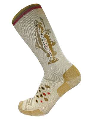 RepYourWater Big Trutta Socks available at Mad River Outfitters. New Socks at Mad River Outfitters