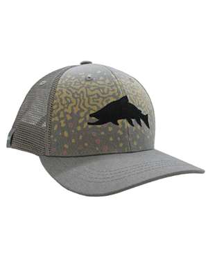 RepYourWater Brook Trout Flank Hat in Multi Front/Grey Mesh New Hats at Mad River Outfitters