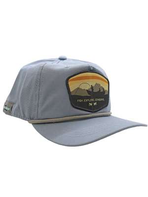 RepYourWater Drifter Badge Unstructured Hat in Light Blue. New Hats at Mad River Outfitters