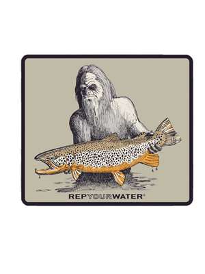 RepYourWater Hero Squatch Sticker Fly Fishing Stickers