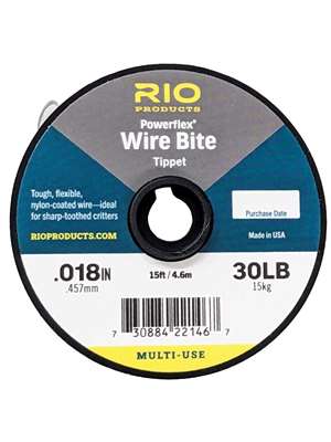 Rio Powerflex Wire Bite Tippet Saltwater fly fishing tippet materials