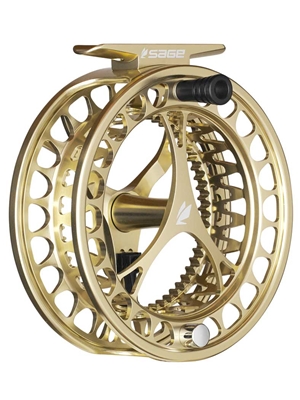 sage click fly reels champagne