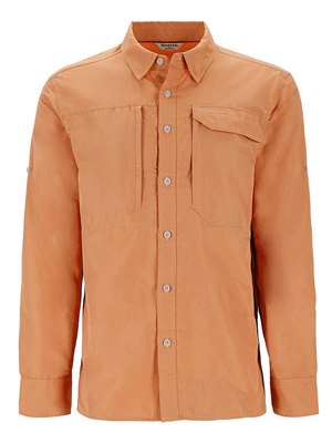 Simms Guide Shirt- orange maple heather Simms Shirts