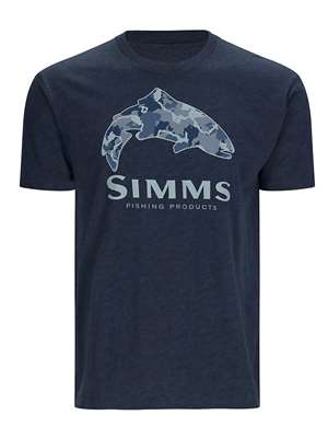 Simms Trout Regiement T-Shirt - navy/heather