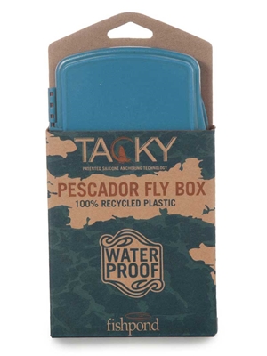 Tacky Pescador Large Fly Box - Baja Blue - Fly Boxes - Alaska Fly Fishing  Goods