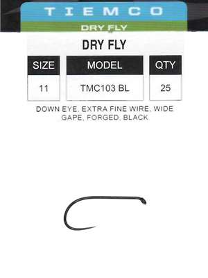 Tiemco 103BL Fly Hooks dry fly hooks