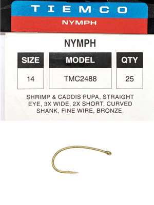 Tiemco 2488 Fly Hooks