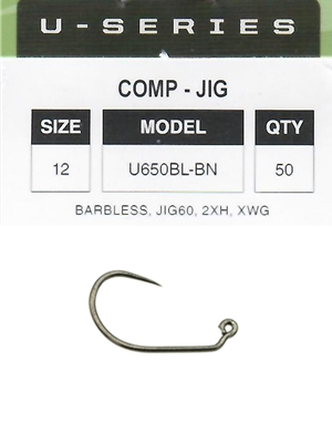 J2 217 Traditional Nymph Hook, Fly Tying Hooks
