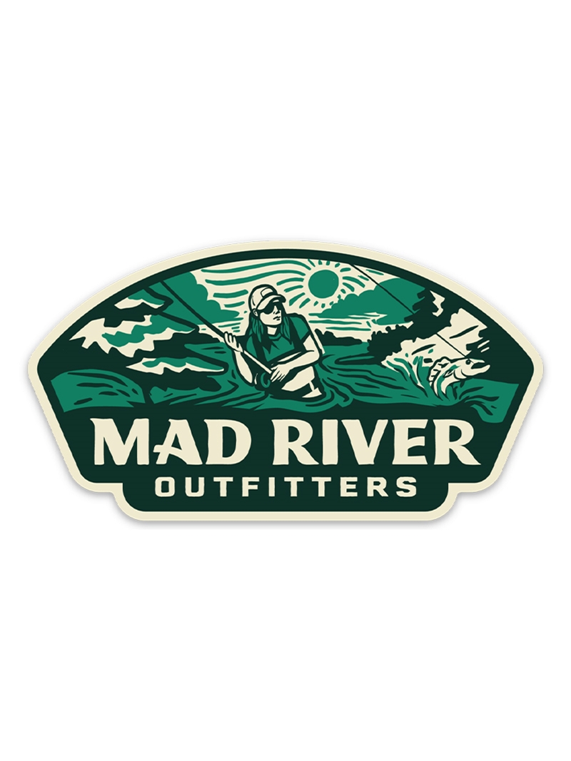 Mad River Outfitters Logo Sticker