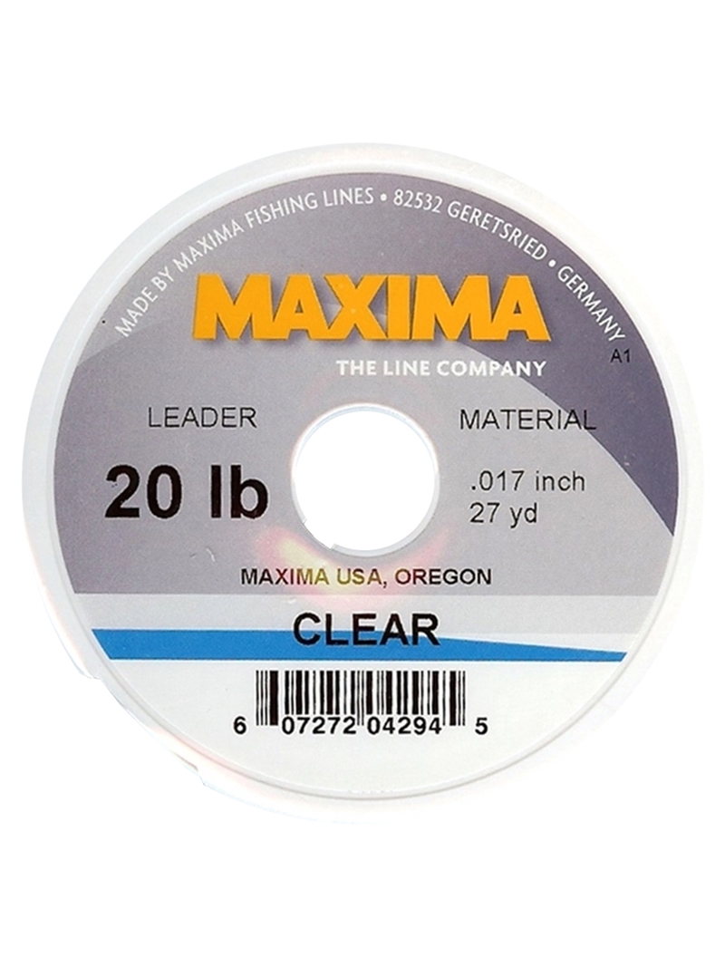 Maxima Clear Leader and Tippet Material
