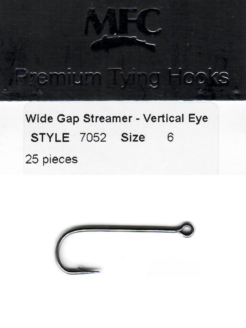 MFC Wide Gap Streamer Vertical Eye Hook - Kelly Galloup's